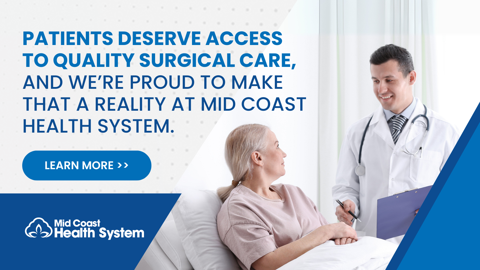 Big-City Expertise. Small-Town Comfort.